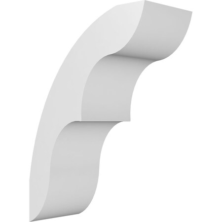 Ekena Millwork 5-in. W x 10-in. D x 14-in. H Ozark Architectural Grade PVC Knee Brace BRCP05X10X14OZK